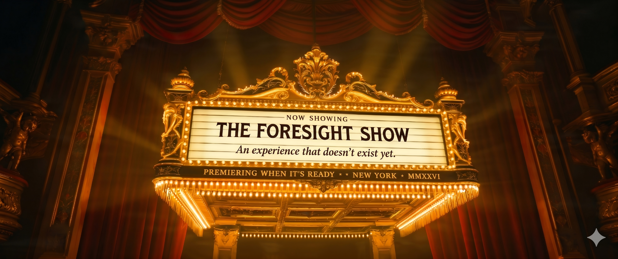 The Foresight Show marquee concept image